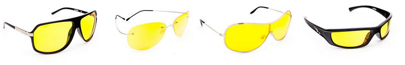 Качественные очки с желтыми линзами фото